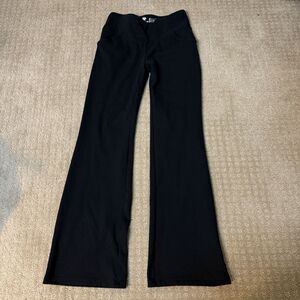 Luga Flared Leggings Women's Black Stretch Waist size small